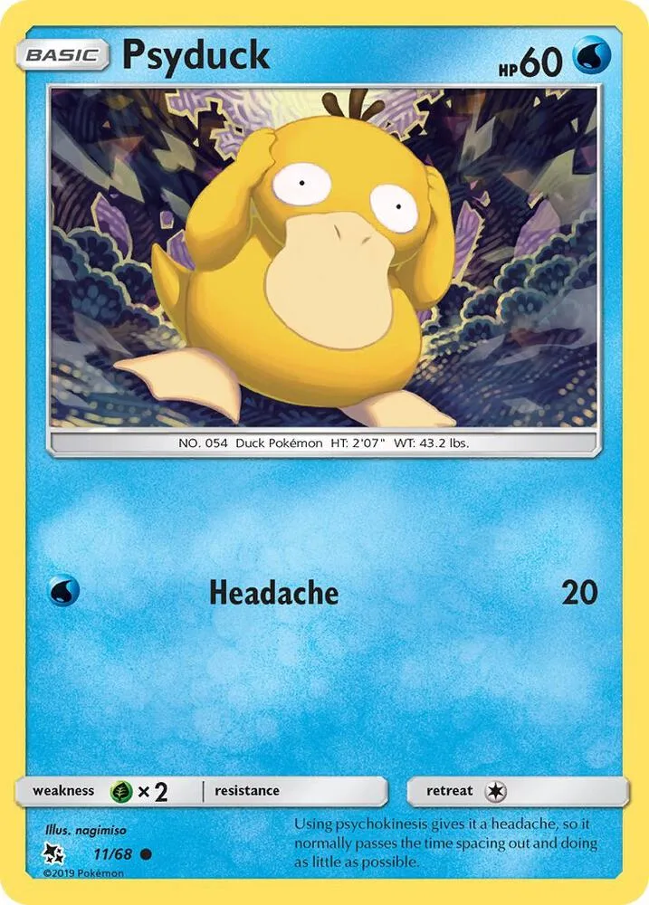 Psyduck card front