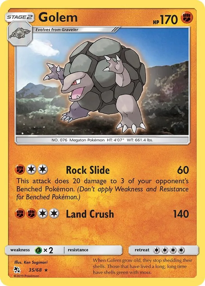 Golem card front