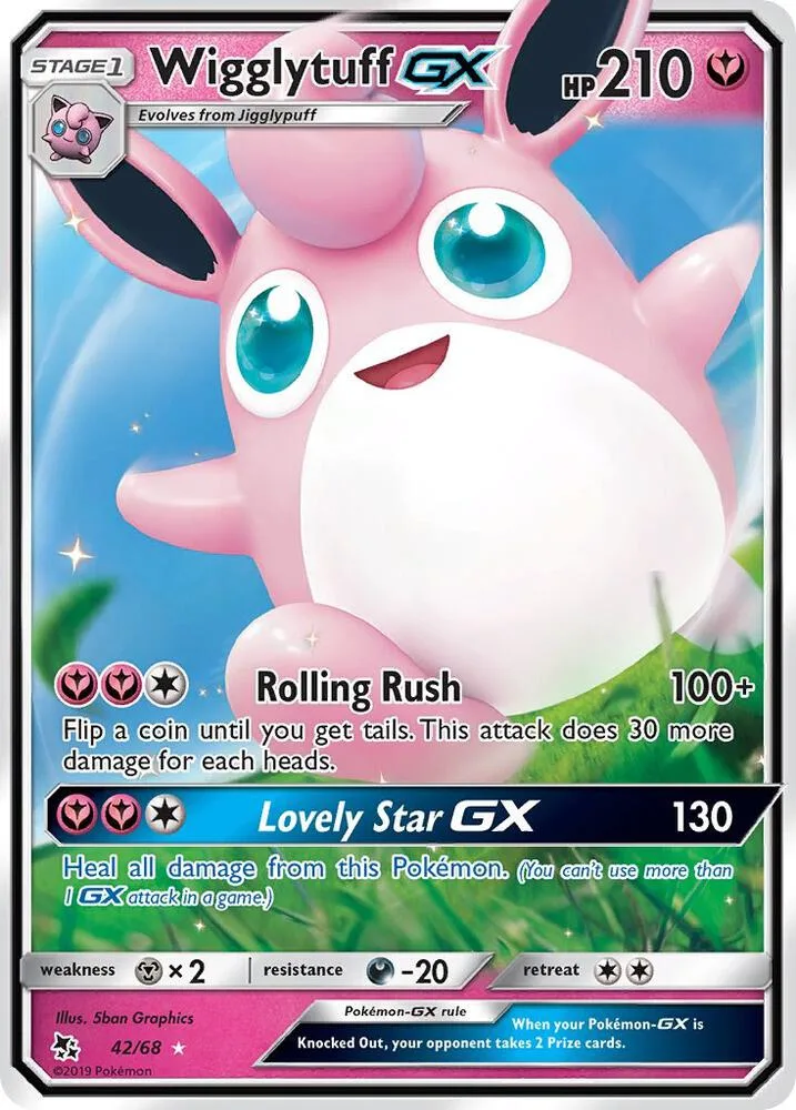 Wigglytuff GX card front