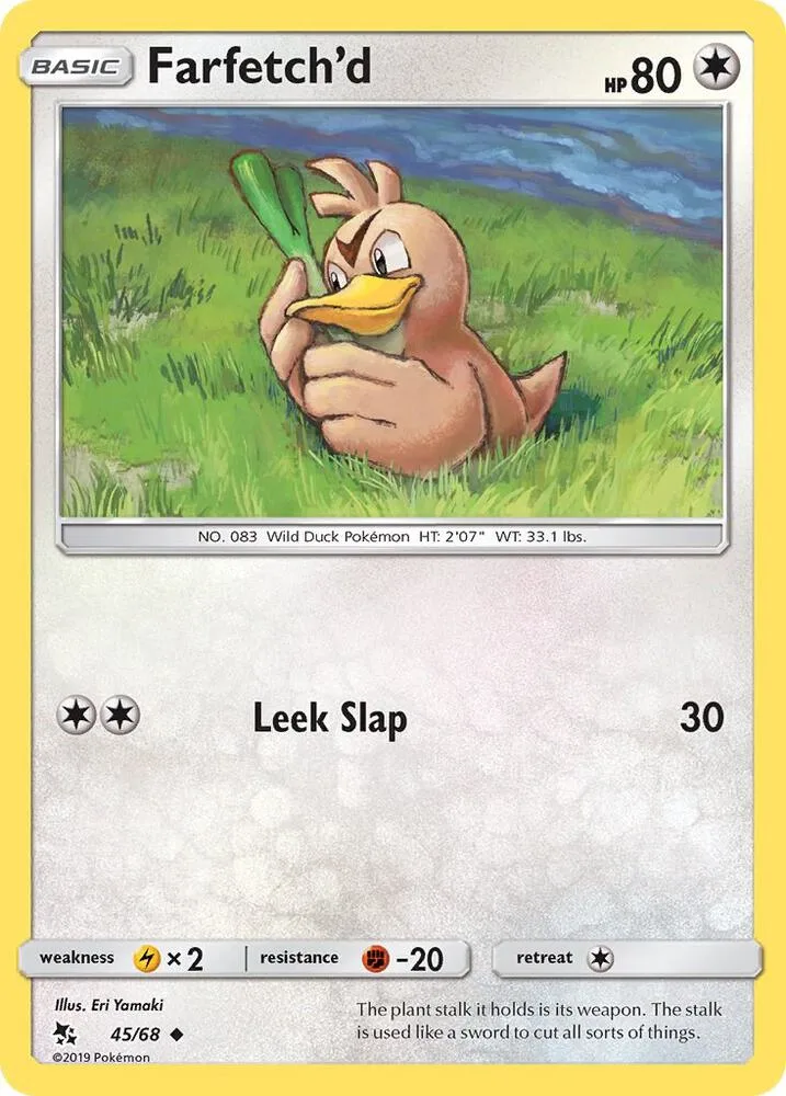 Farfetch'd card front