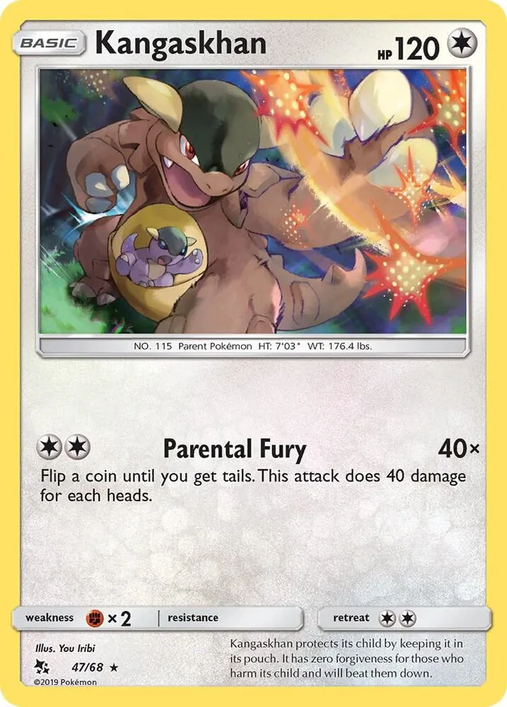 Kangaskhan card front
