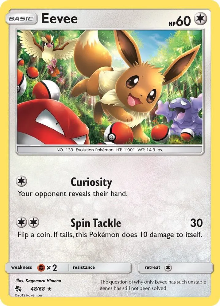 Eevee card front