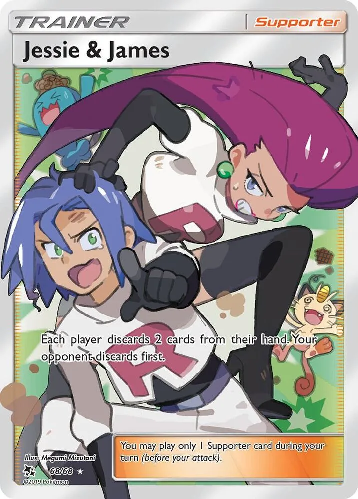Jessie & James (Full Art) Holofoil card
