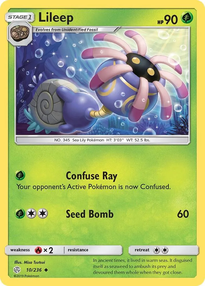 Lileep card front