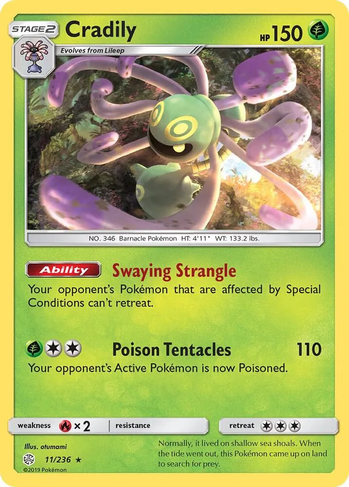 Cradily card front