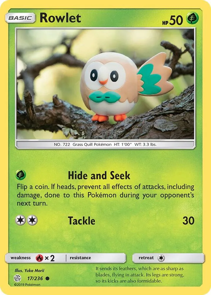 Rowlet card front
