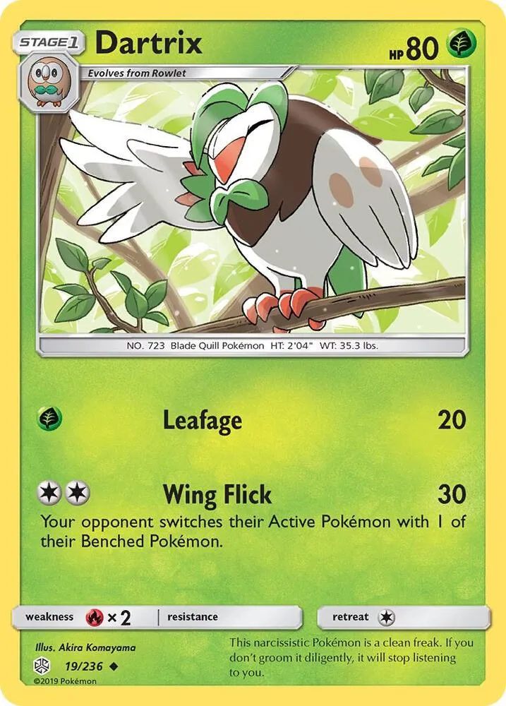 Dartrix card front