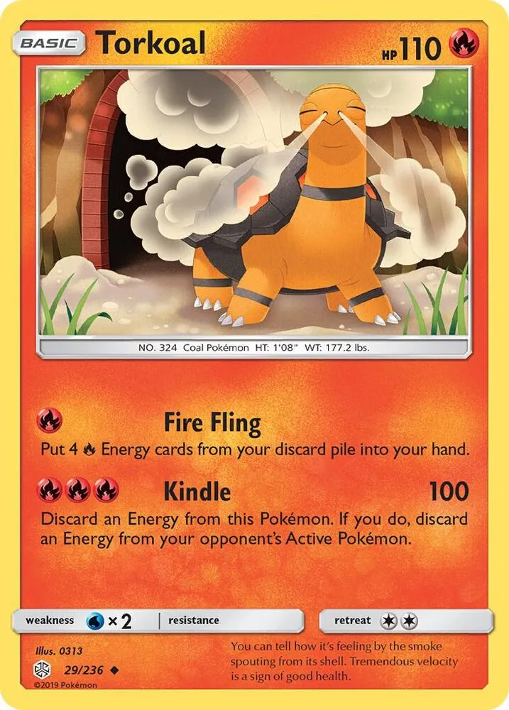 Torkoal card front