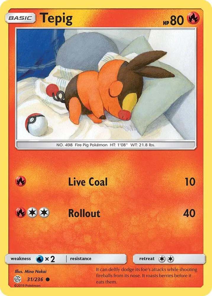 Tepig card front