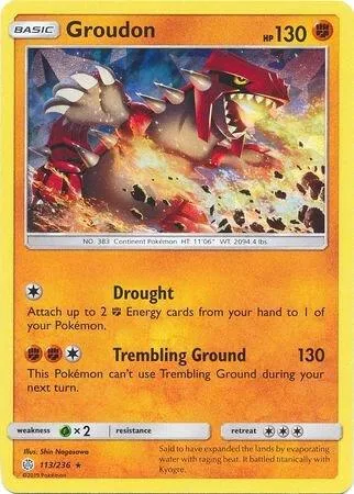 Groudon (Cracked Ice Holo) thumbnail