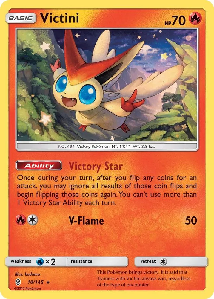 Victini card front
