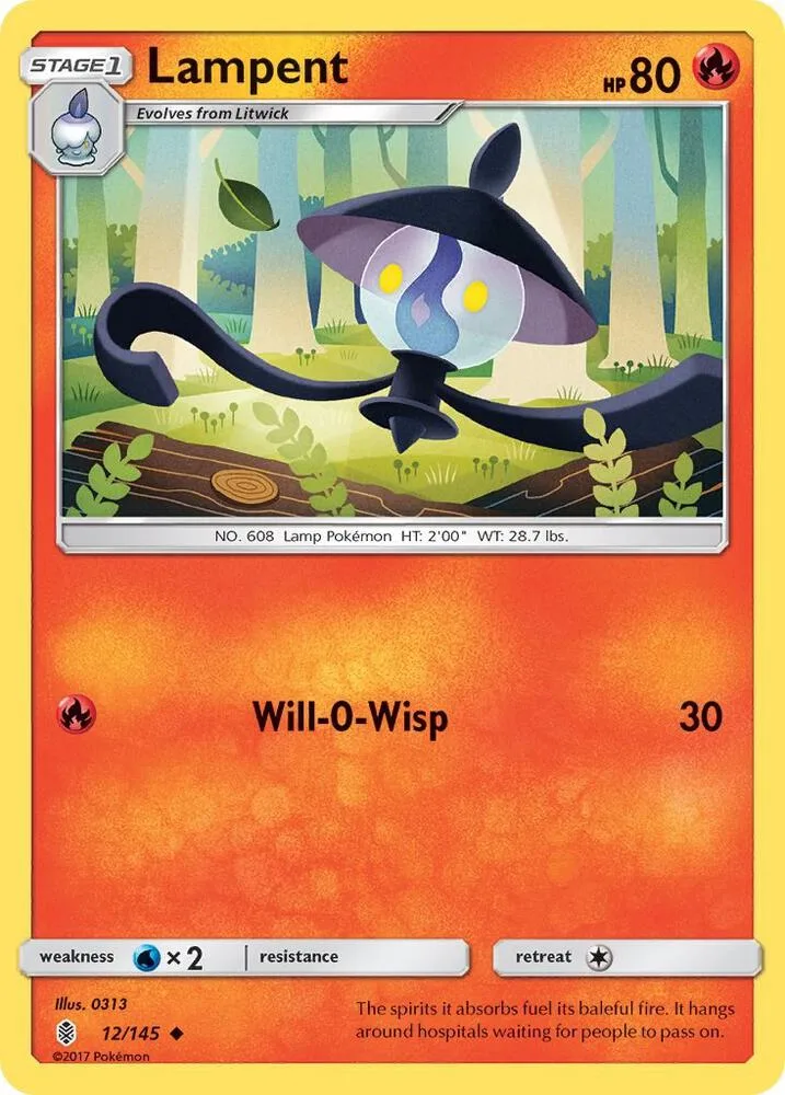 Lampent card front