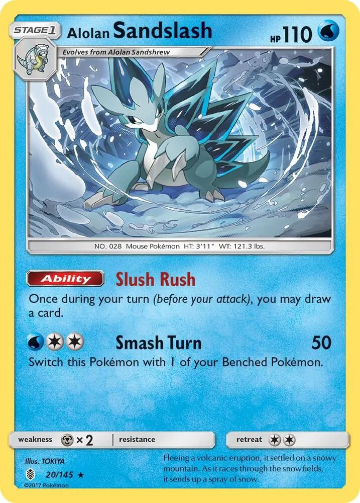 Alolan Sandslash card front