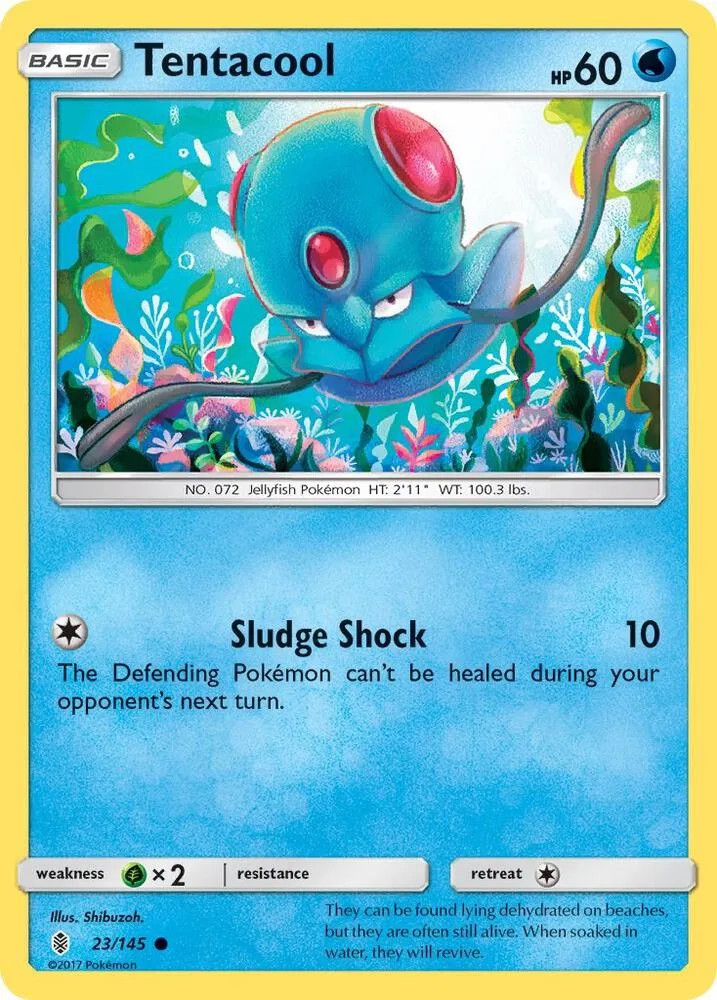 Tentacool card front