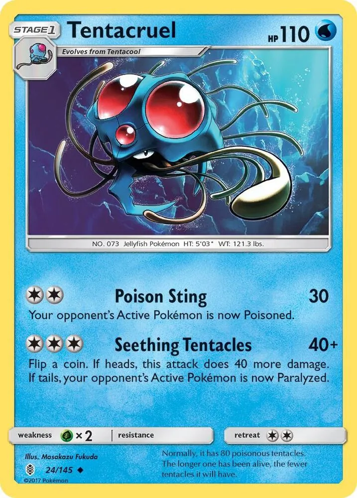 Tentacruel card front