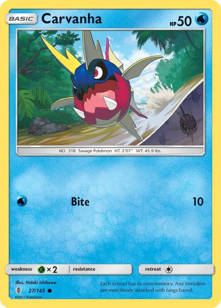 Carvanha card front