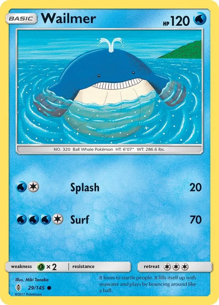 Wailmer card front