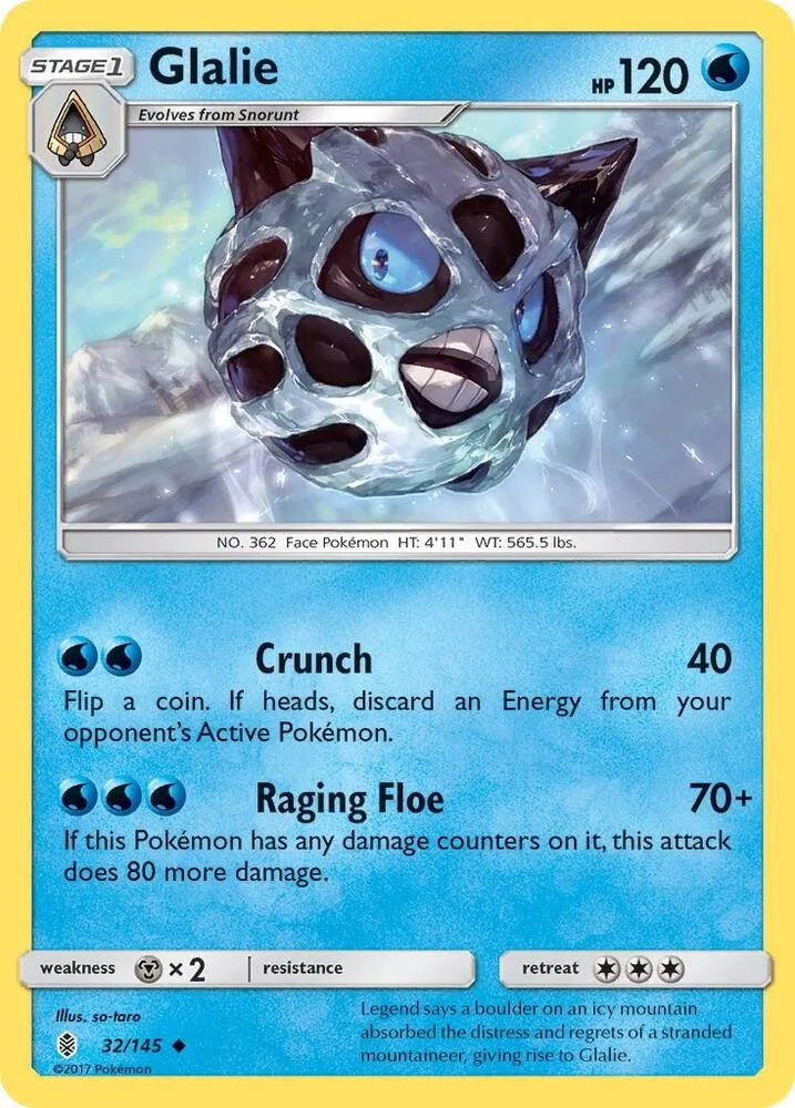 Glalie card front