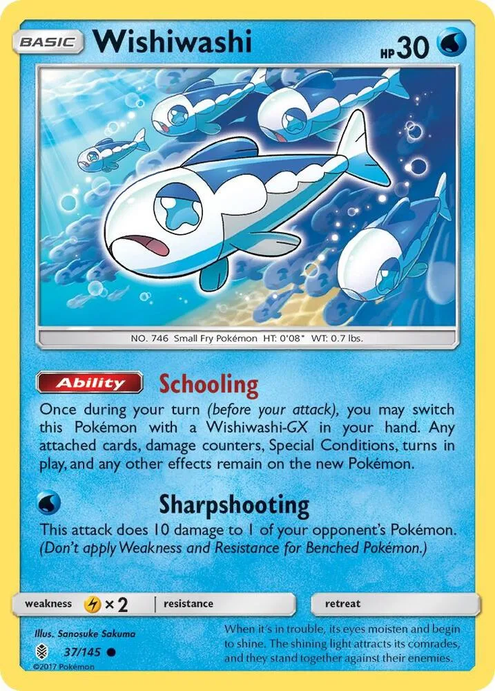 Wishiwashi card front