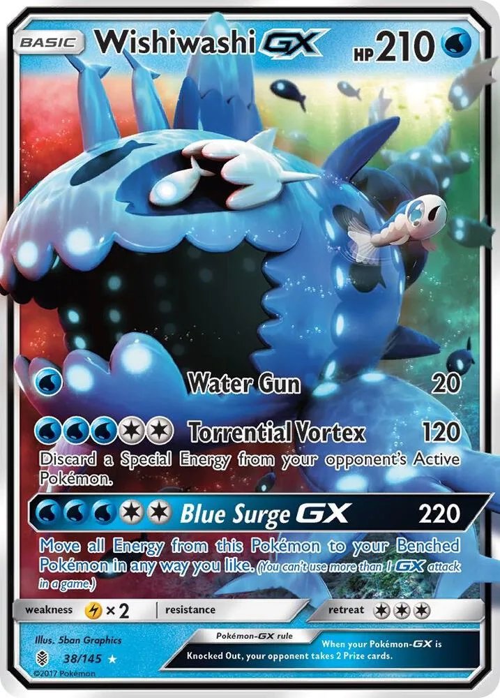 Wishiwashi GX card front