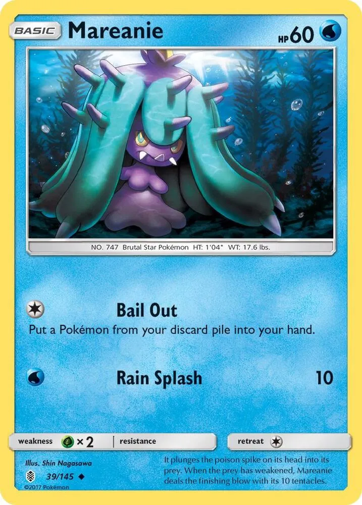 Mareanie card front