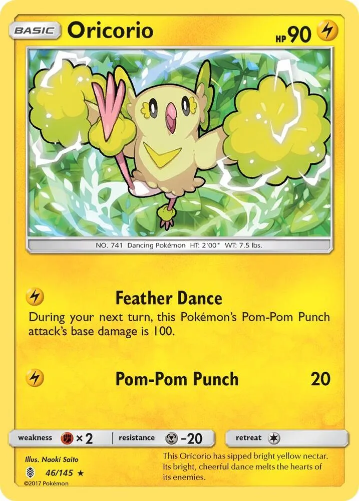 Oricorio card front