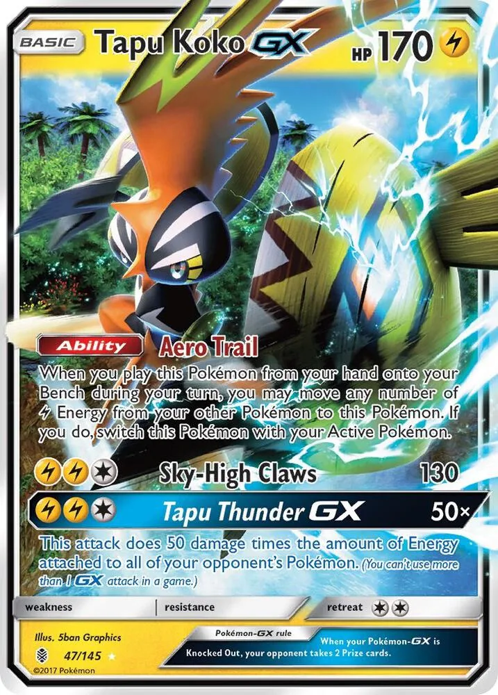 Tapu Koko GX card front