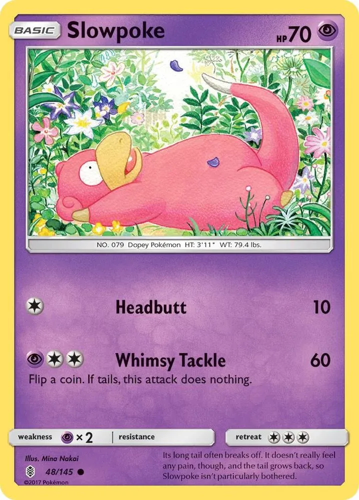 Slowpoke card front