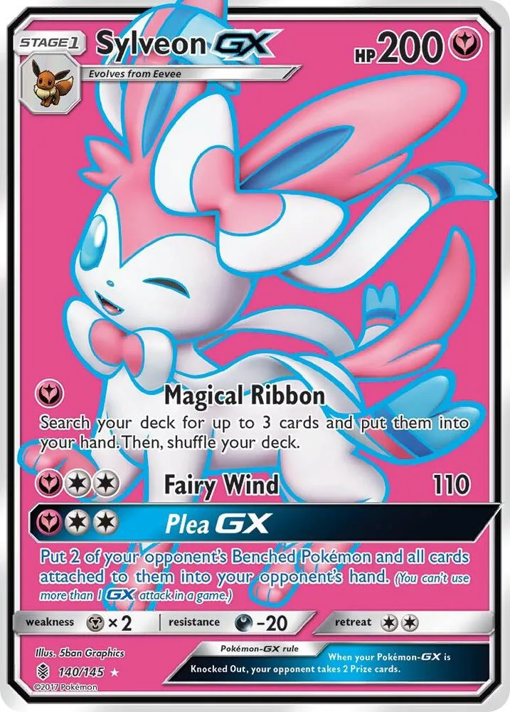 Sylveon GX (Full Art) Holofoil card