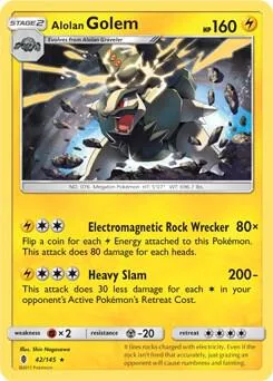 Alolan Golem (Cosmos Holo) thumbnail