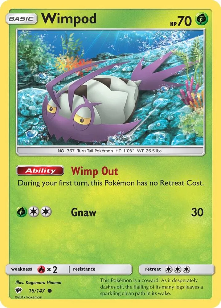 Wimpod card front