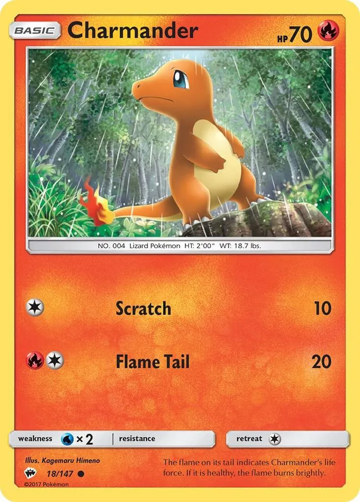 Charmander card front