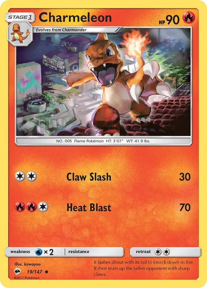 Charmeleon card front
