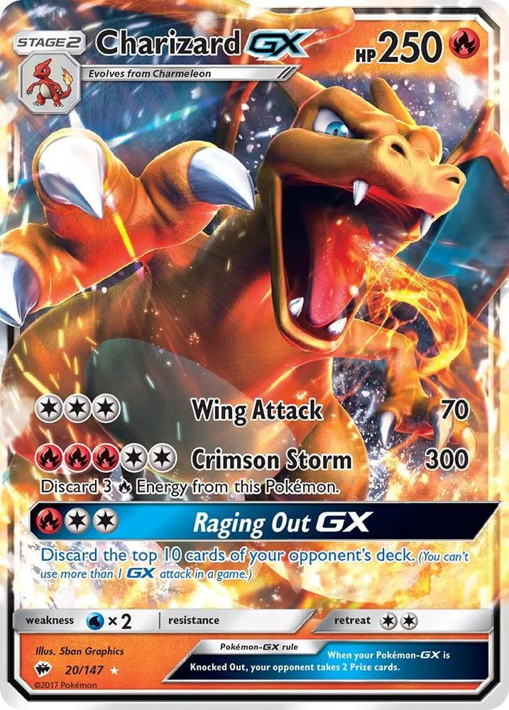 Charizard GX card front