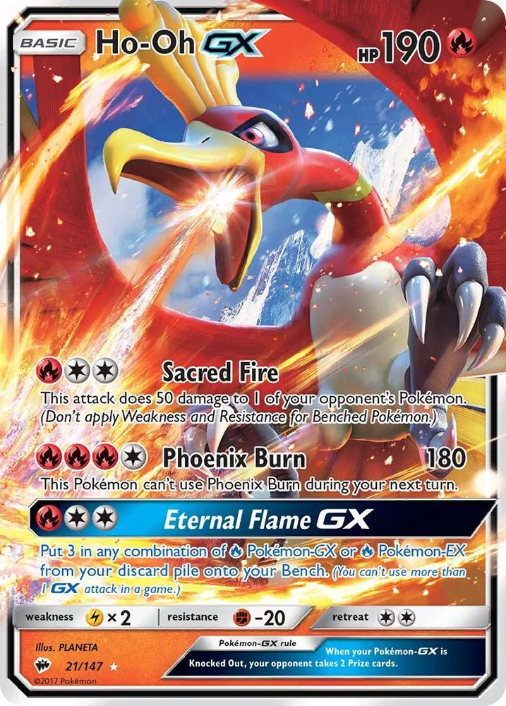 Ho-Oh GX card front