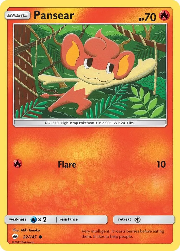 Pansear card front
