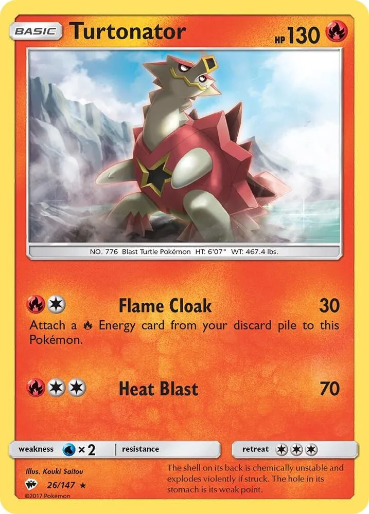 Turtonator card front