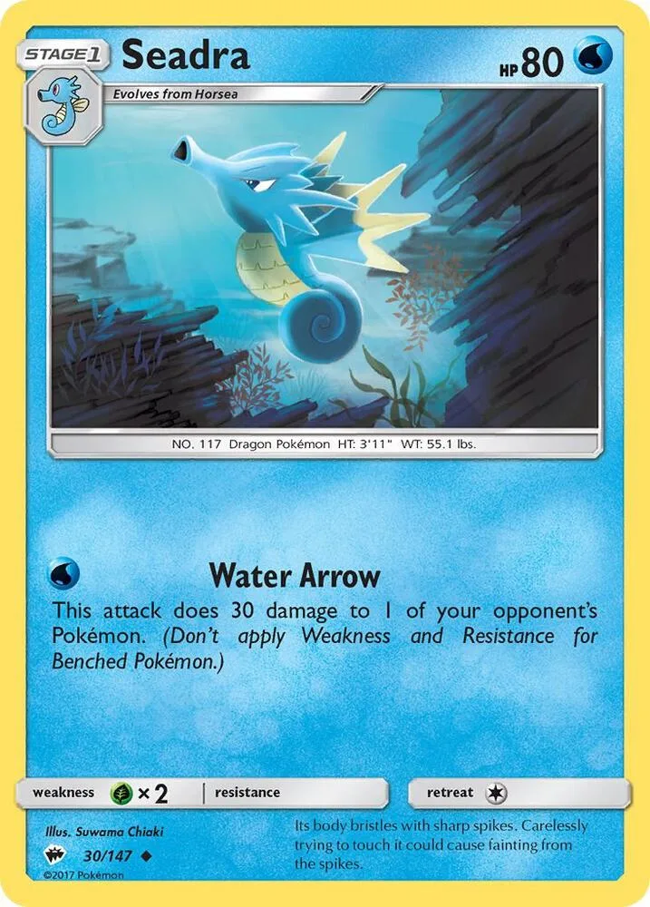 Seadra card front