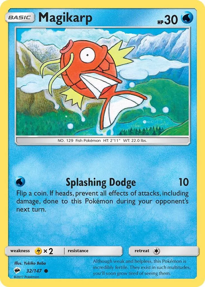 Magikarp card front