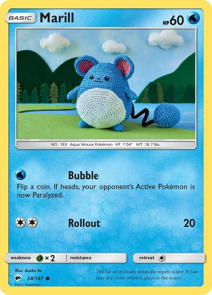 Marill card front