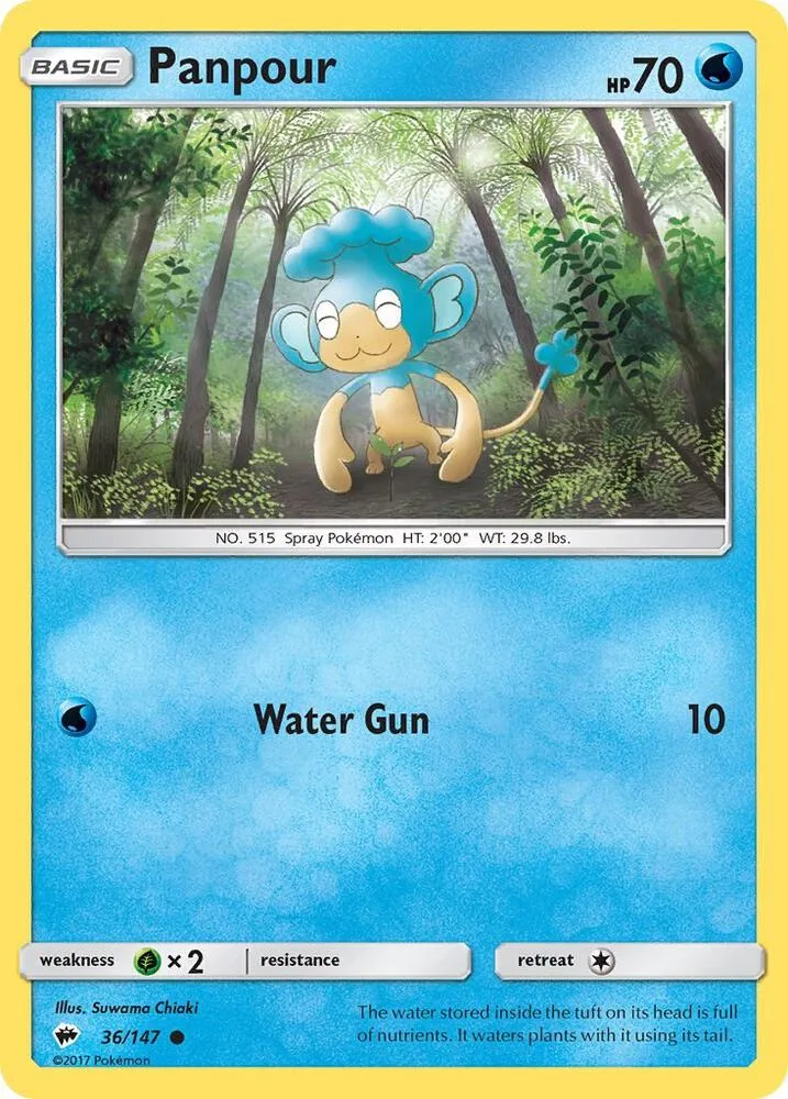 Panpour card front