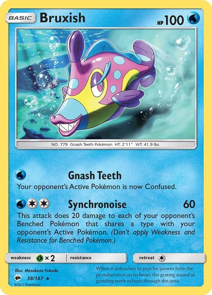 Bruxish card front