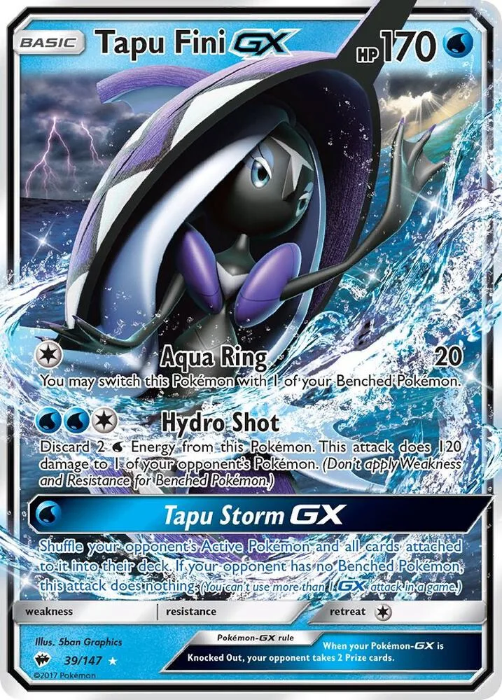 Tapu Fini GX card front