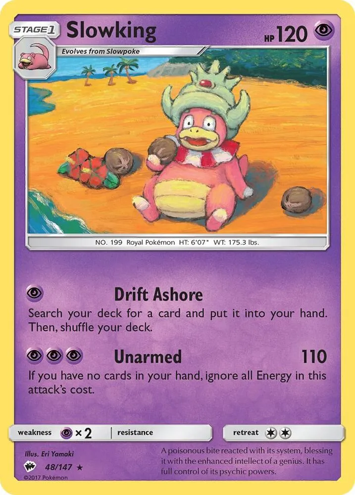 Slowking card front