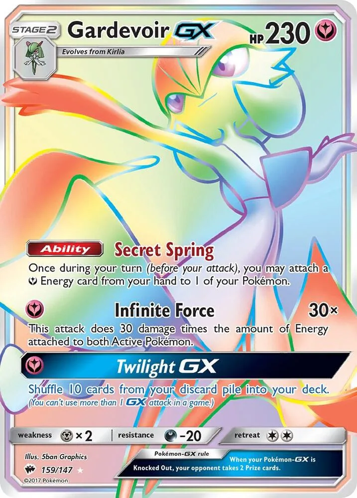Gardevoir GX (Secret) Holofoil card