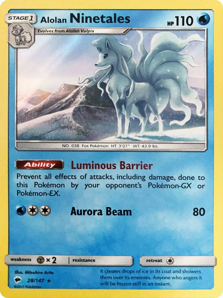 Alolan Ninetales (Water Web Holo) thumbnail