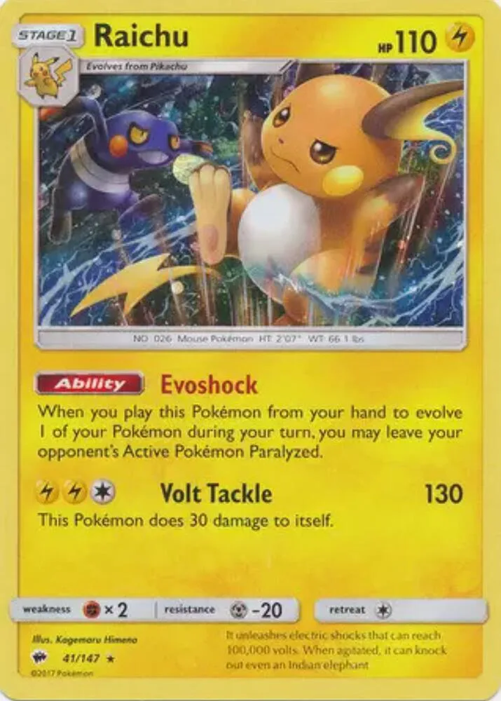 Raichu (Cosmos Holo) thumbnail