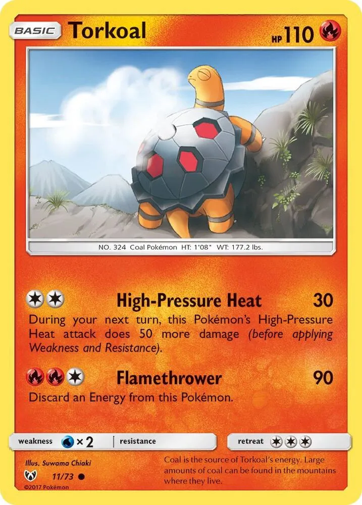 Torkoal card front