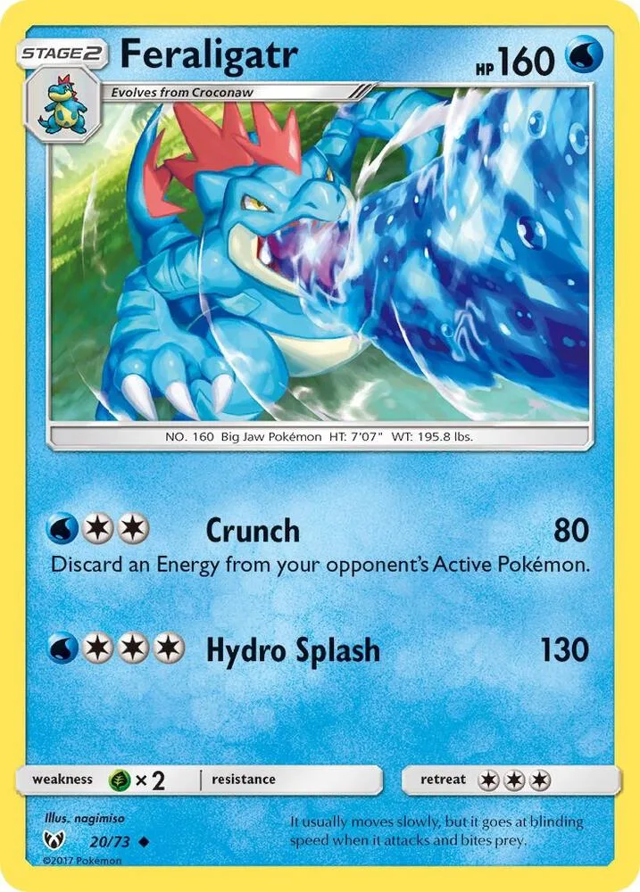Feraligatr card front