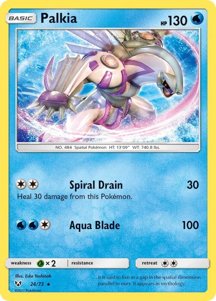 Palkia card front